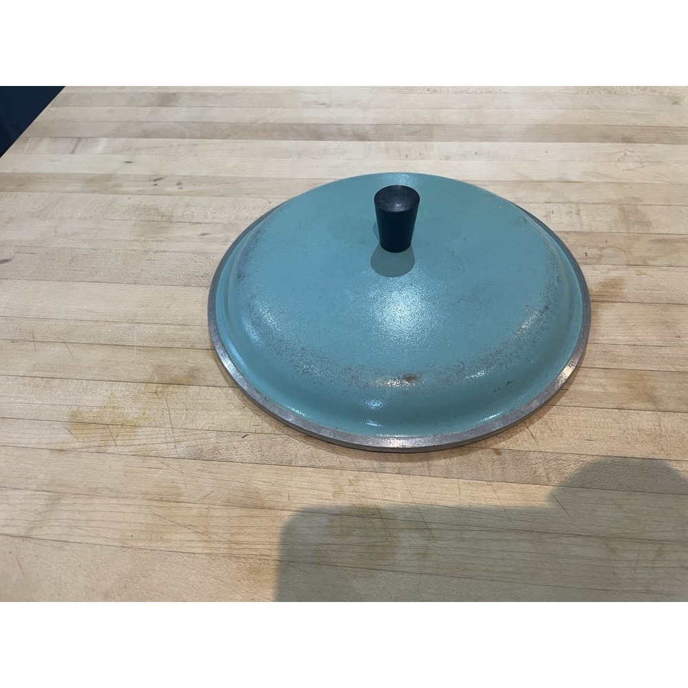 VTG Club Turquoise Aluminum Cast Pot Pan REPLACEMENT Lid Seafoam 8" Rim